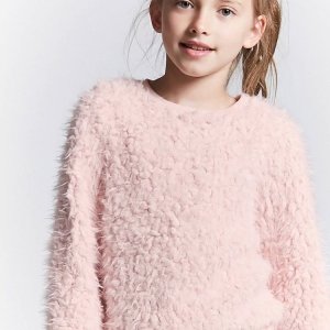 Girls Faux Fur Sweater (Kids)